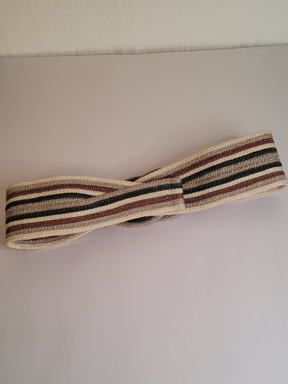 Vintage 80s Braided Belt Size Small - Picture 5 of 7
